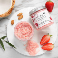 OEM Private Label Körperpflege Körper-Gesichts-Peeling-Behälter Schwarzer Kopf-Entferner Deep Clean Strawberry Scrub